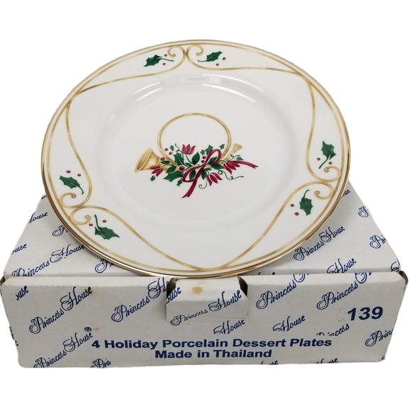 Princess House Dining Princess House Veranda Holiday Dessert Plates